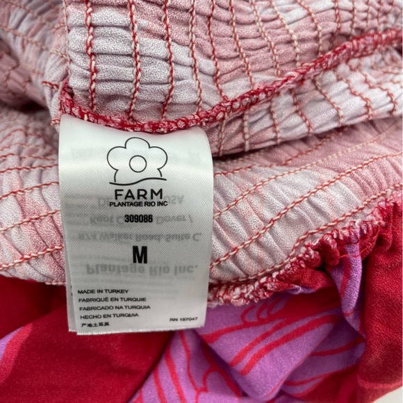 FARM Rio NWT Living Nature Smocked Long Sleeve Dress - Picture 7 of 9